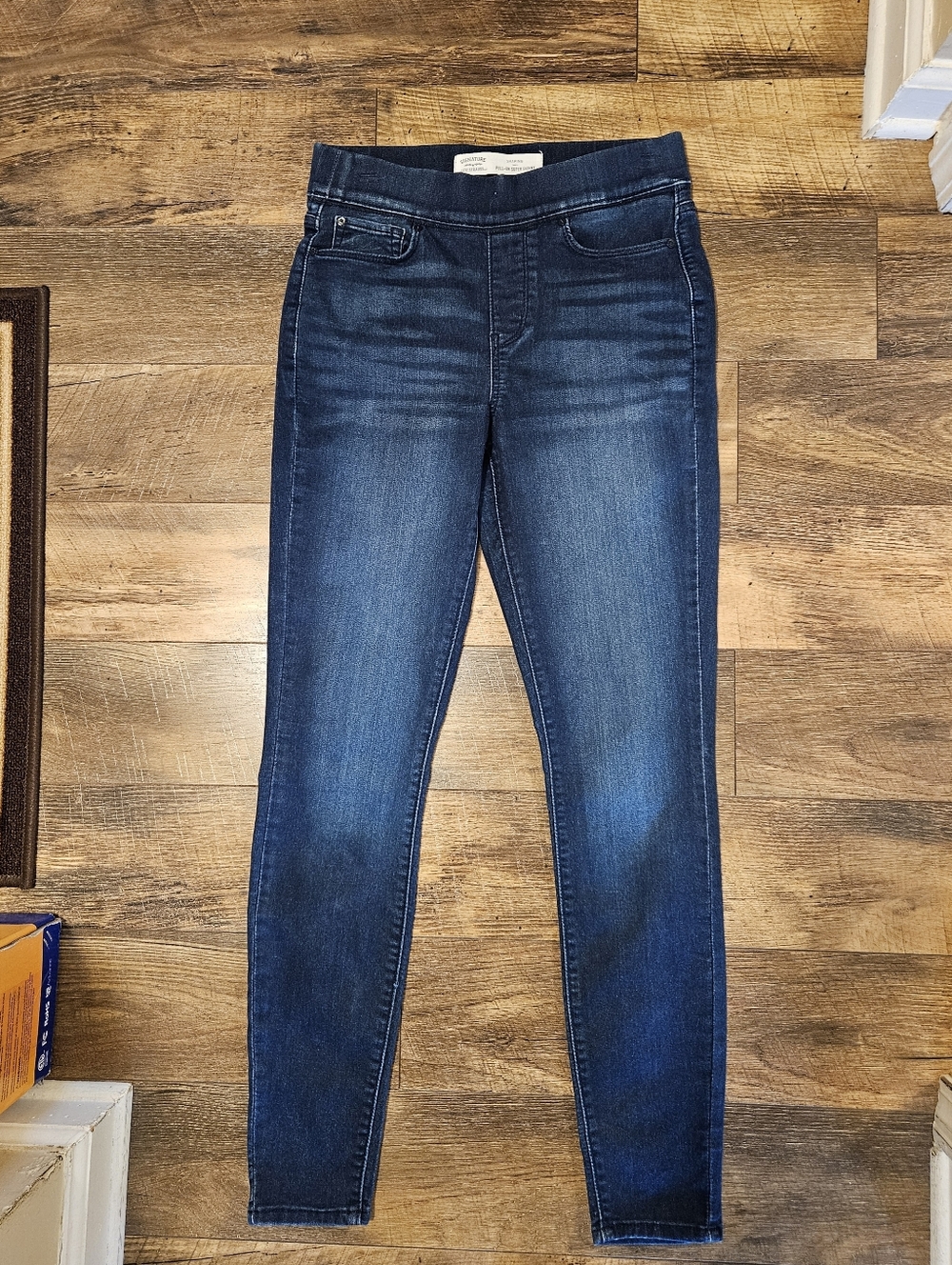 Signature by Levi Strauss Dark Blue Stretch Denim Jeggings